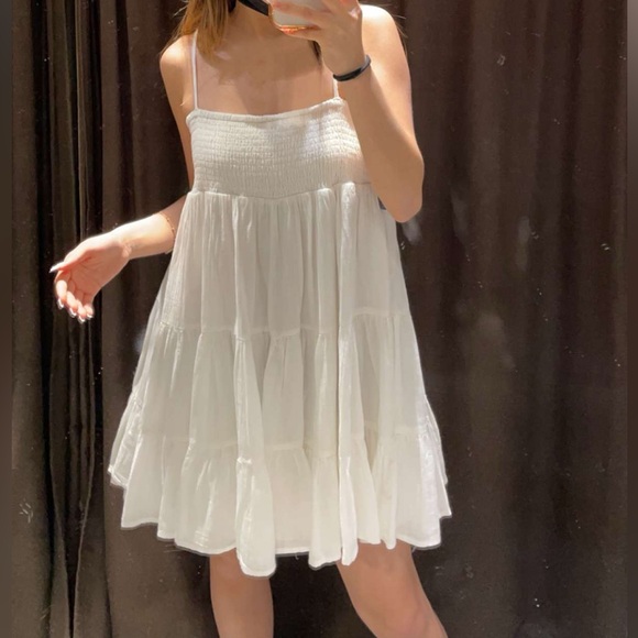 Zara White Mini Dress - Picture 1 of 3